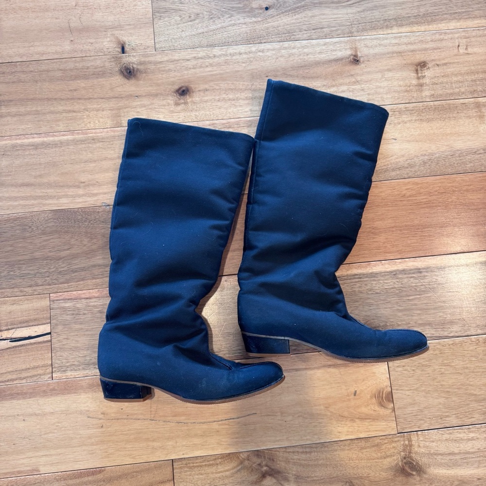 Golo size 7 Women's Black Knee-High Fabric‎ Boots